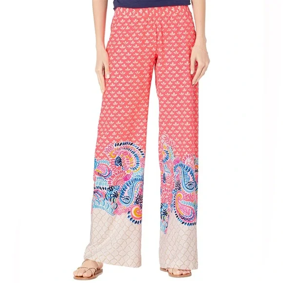 Lilly Pulitzer Bal Harbour Palazzo Pants Size XS - Picture 1 of 15